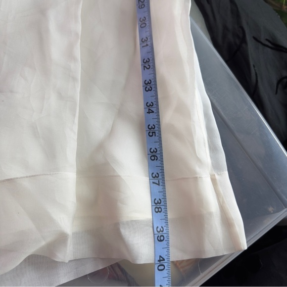 Ann Taylor celebrations cream dress sleeveless size 8 event wedding flower girl - Picture 7 of 12